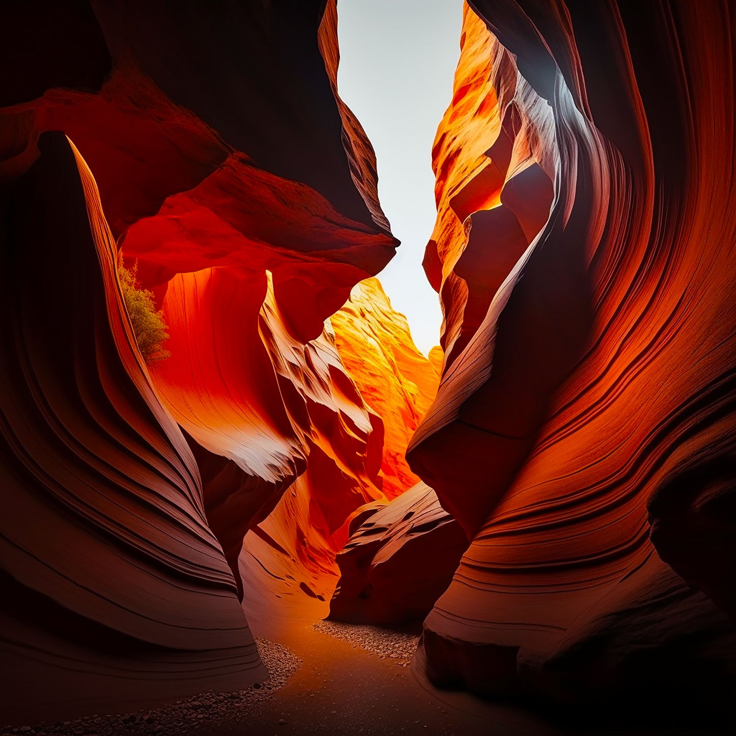 Antelope Canyon View: A Vibrant Natural Wonder