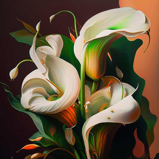 Deco Dreams: White Calla Lily